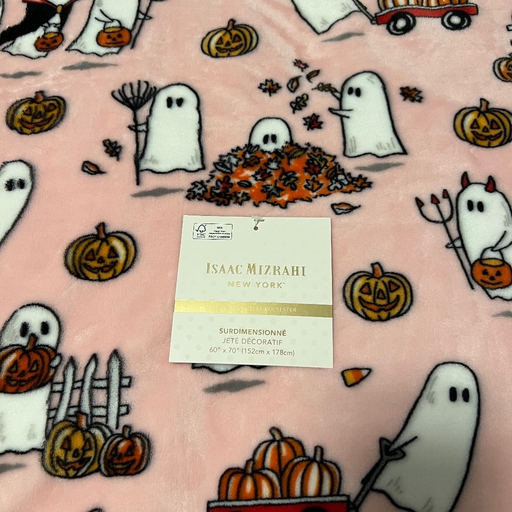 Isaac Mizrahi Halloween Oversized Throw